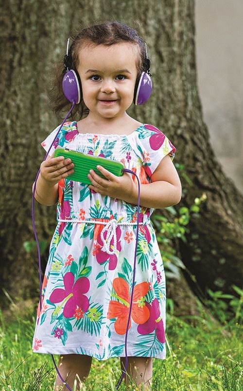 Cochlear implant helps girl hear